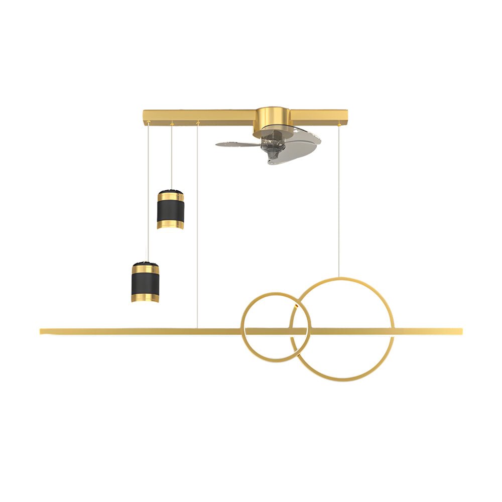 WINDSOR TRIO DIMMER PROJECTION CEILING FAN CHANDELIER