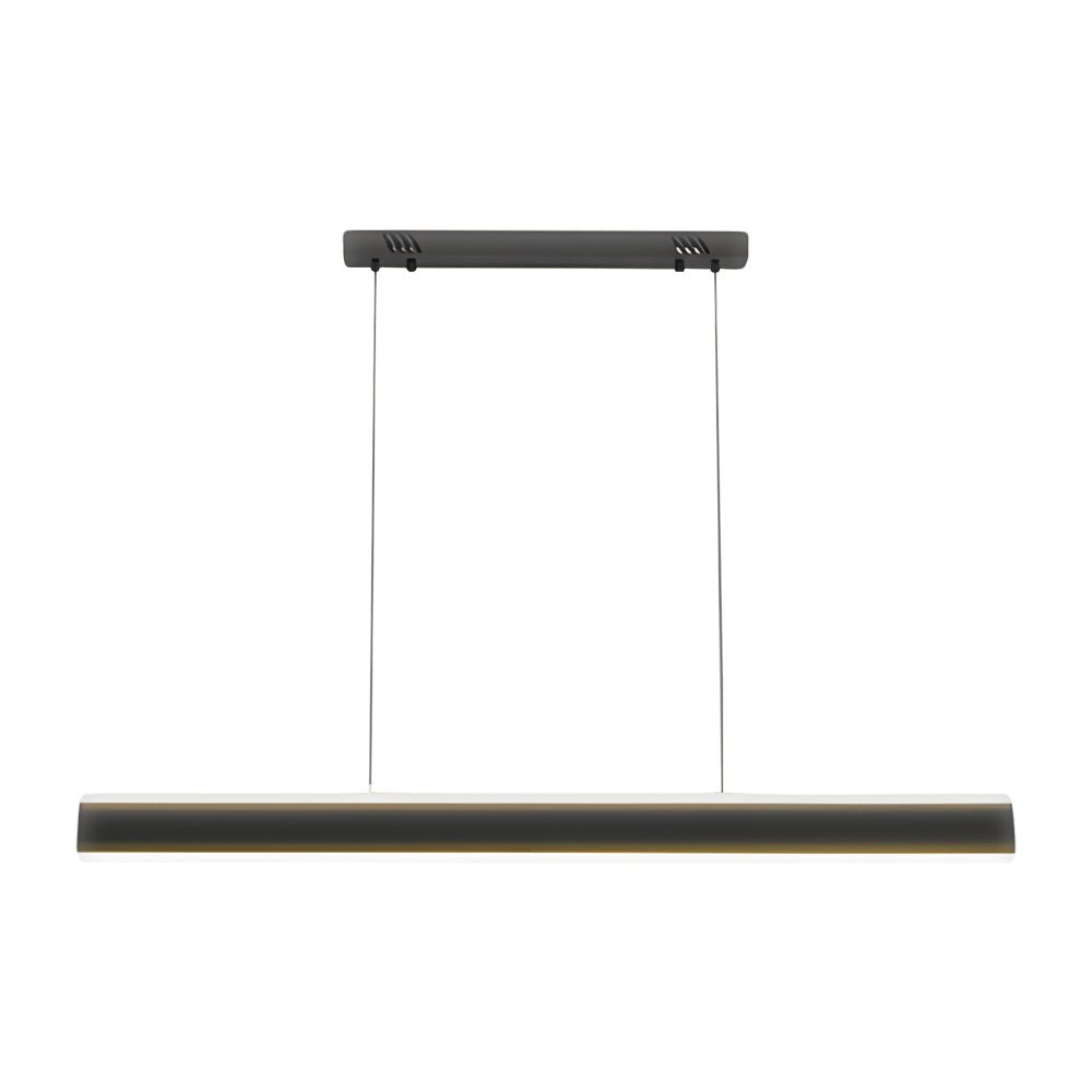 1. **HENLEY RIVER LED ISLAND SUSPENSION LIGHT** - A 31.5-inch linear pendant featuring up and down illumination for a serene ambiance over dining spaces.

2. **WINSLOW HORIZON LED PENDANT LIGHTING** - A 39.4-inch long linear fixture designed to cast a war