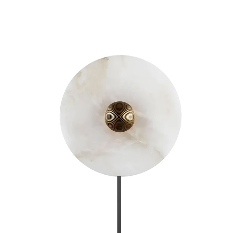 WINDSOR CIRCULAR ALABASTER WALL SCONCE