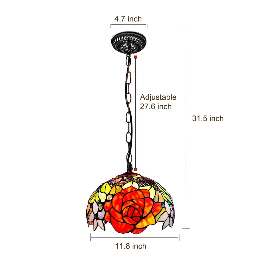 BEAUFORT VIBRANT GLASS BAROQUE CHANDELIER