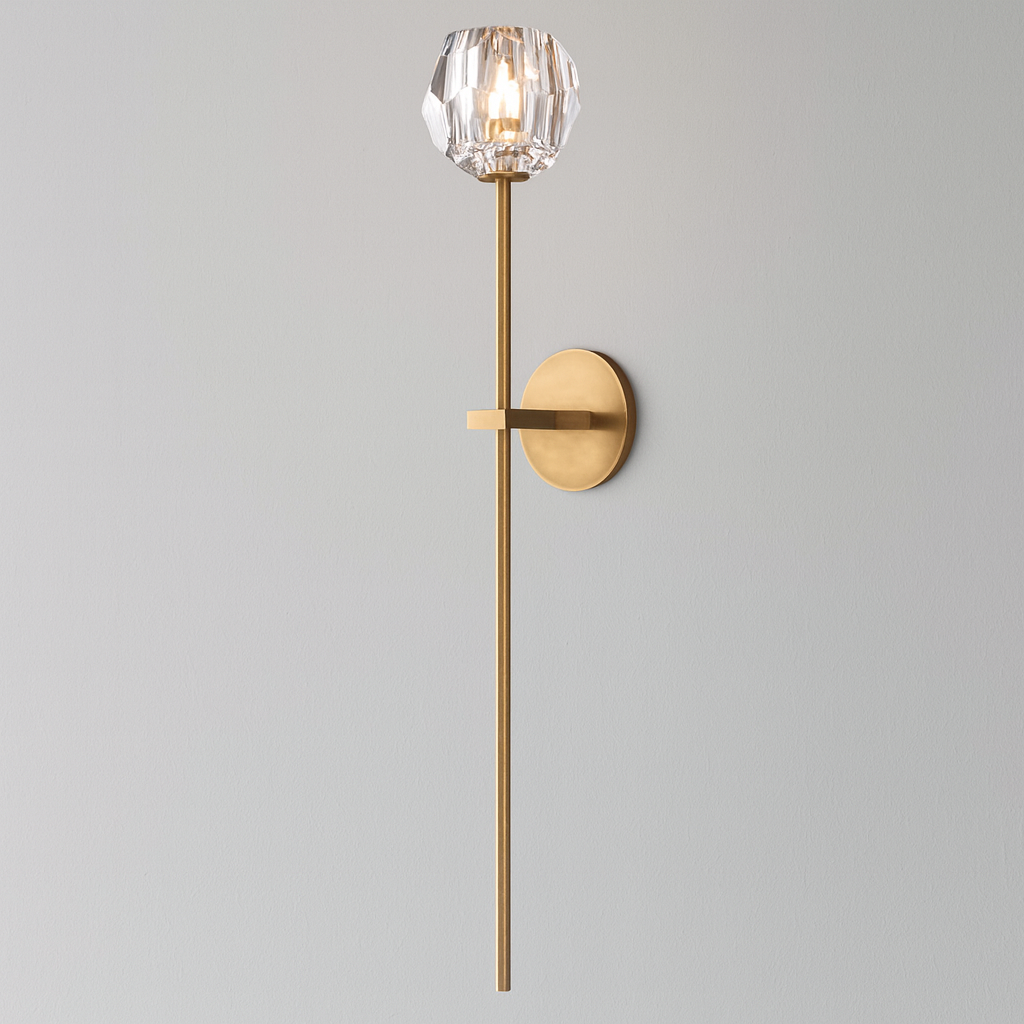 VERDANTIA CRYSTAL-CLAD WALL LANTERN