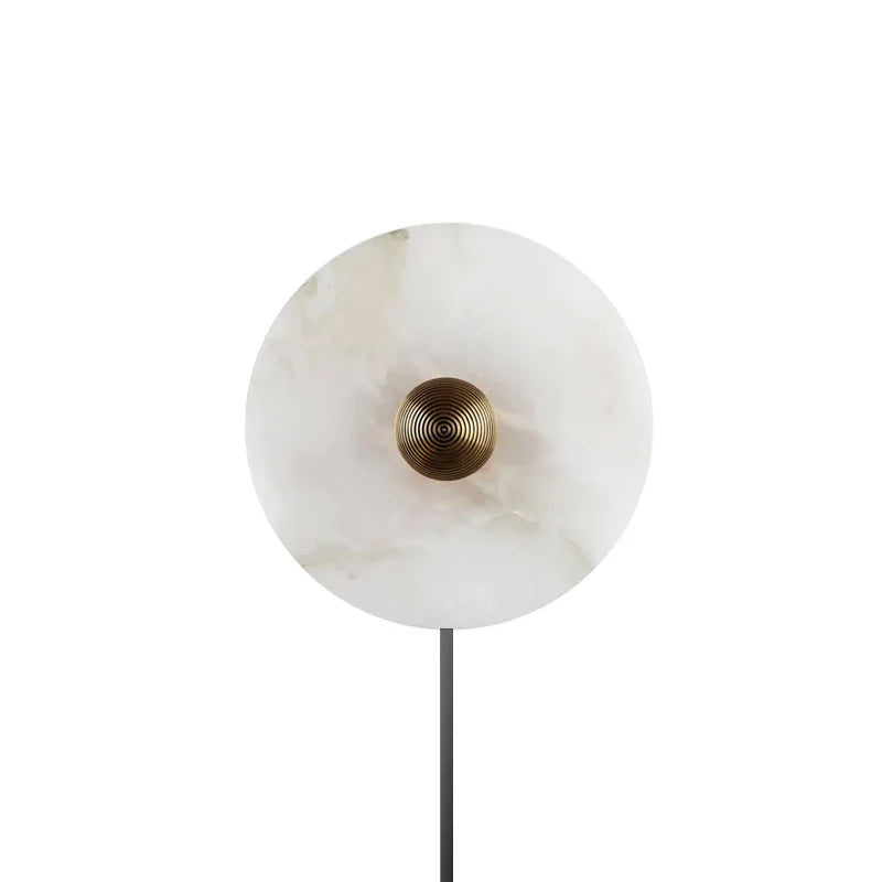 WINDSOR CIRCULAR ALABASTER WALL SCONCE