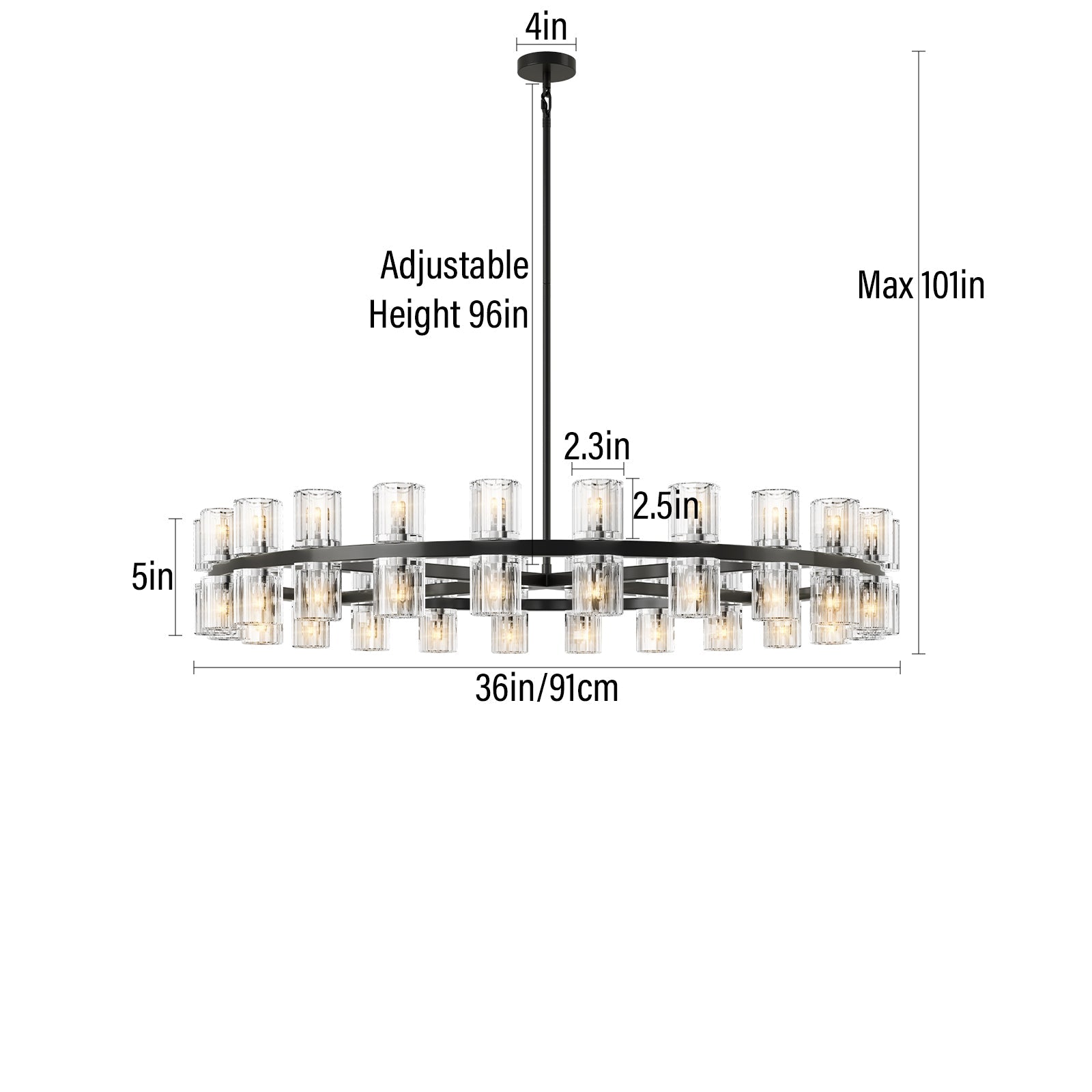 VERDANT WHEEL OF LIGHT CEILING LANTERN