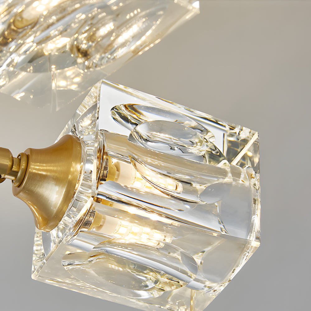 1. **WINDSOR CRYSTAL QUARTET CEILING LUMINAIRE** - A stunning 4-light fixture featuring adjustable crystal shades that provide a captivating sparkle at any angle.

2. **BAMPTON TRIO GLASS CANOPY LIGHT** - This 3-light ceiling fixture boasts 180° adjustabl