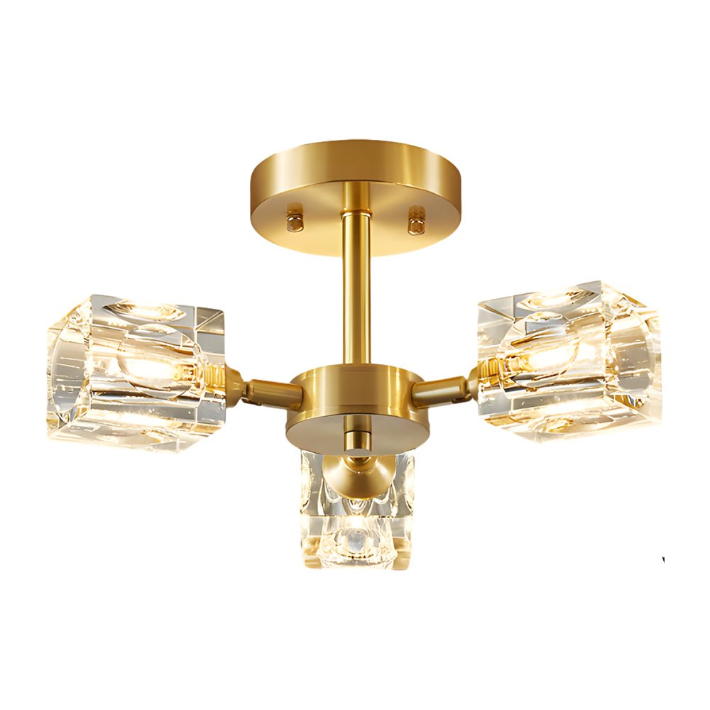 1. **WINDSOR CRYSTAL QUARTET CEILING LUMINAIRE** - A stunning 4-light fixture featuring adjustable crystal shades that provide a captivating sparkle at any angle.

2. **BAMPTON TRIO GLASS CANOPY LIGHT** - This 3-light ceiling fixture boasts 180° adjustabl