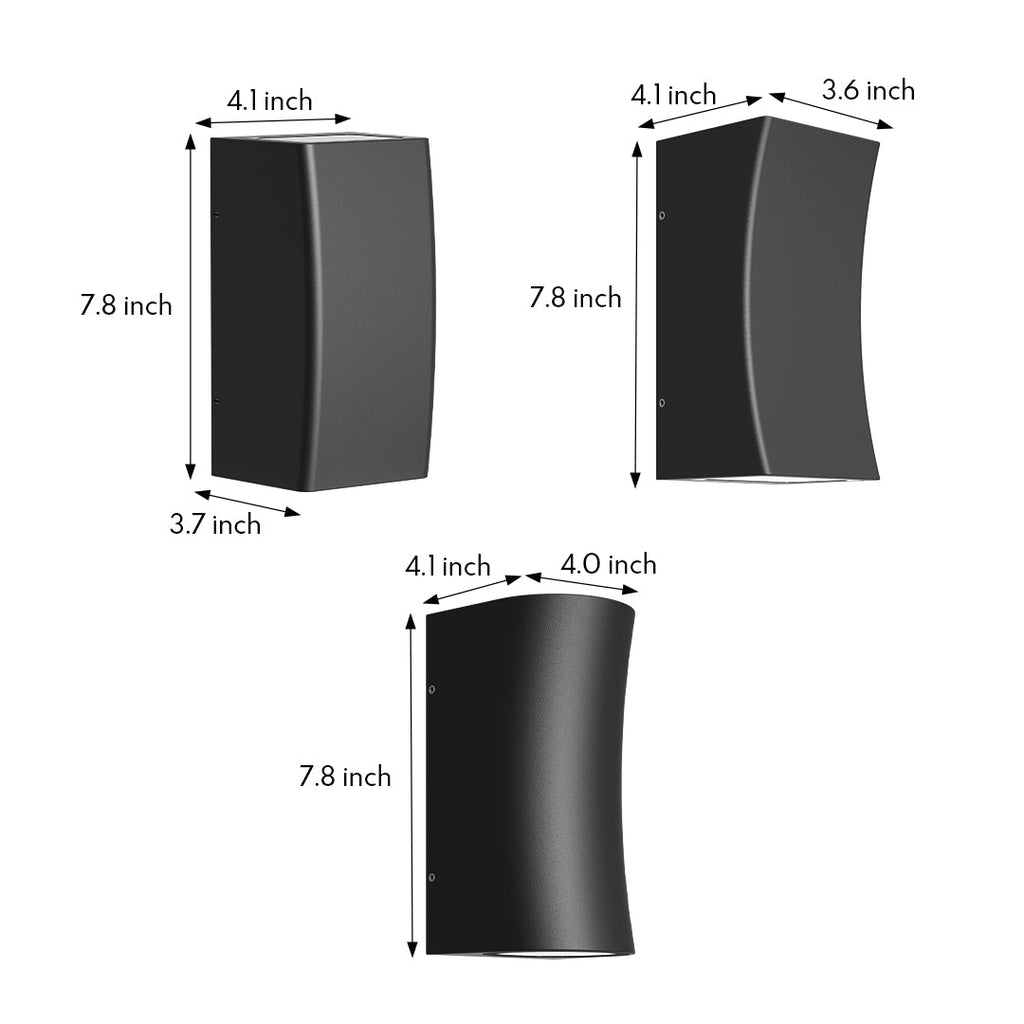WINTHROP RAINPROOF LED DUAL-FACING EXTERIOR WALL LANTERN