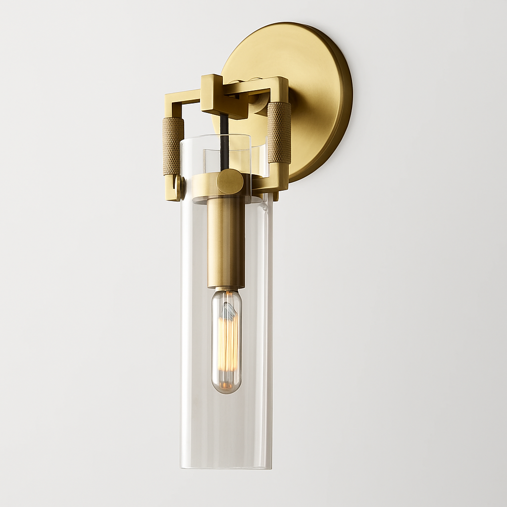 VERDUN CRYSTAL TAPERED WALL LANTERN