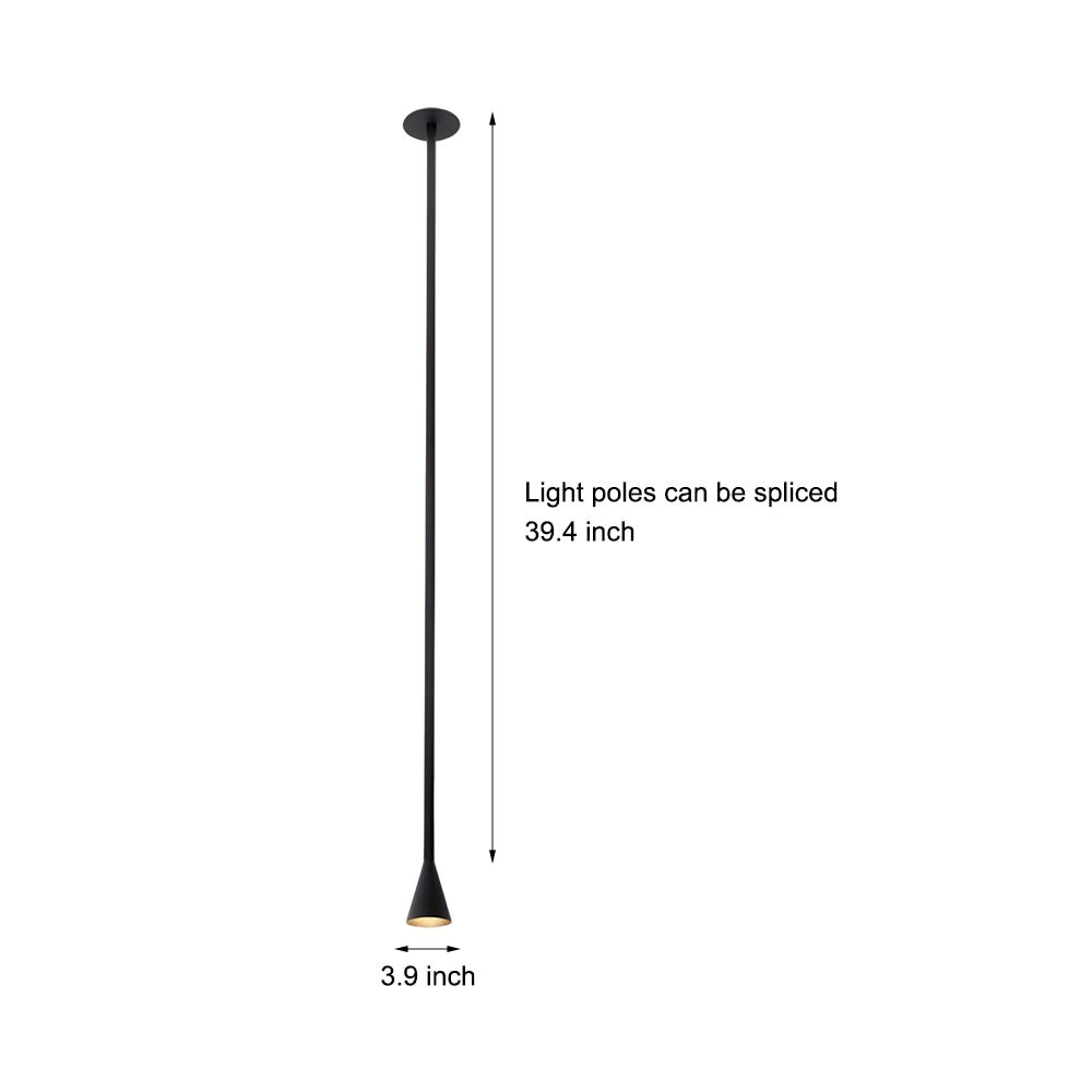 WINDSOR HEIGHTS TALL METALLIC TAPERED PENDANT LAMP