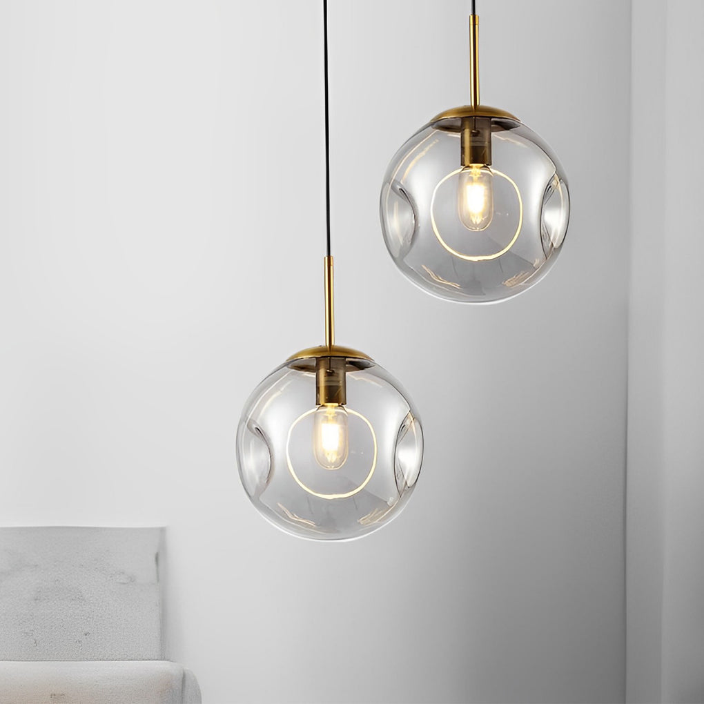 WINTHORPE MINIATURE GLASS ORB CHANDELIER