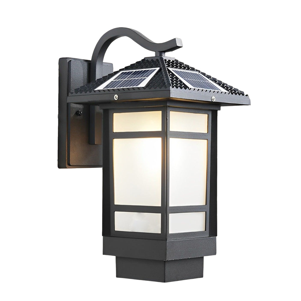 RAVENSDALE MATTE BLACK OUTDOOR LED WALL SCONCE WITH WATERPROOF GLASS