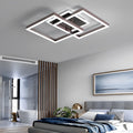 WINDSOR BROWN ALUMINUM SQUARE LED CEILING LANTERN