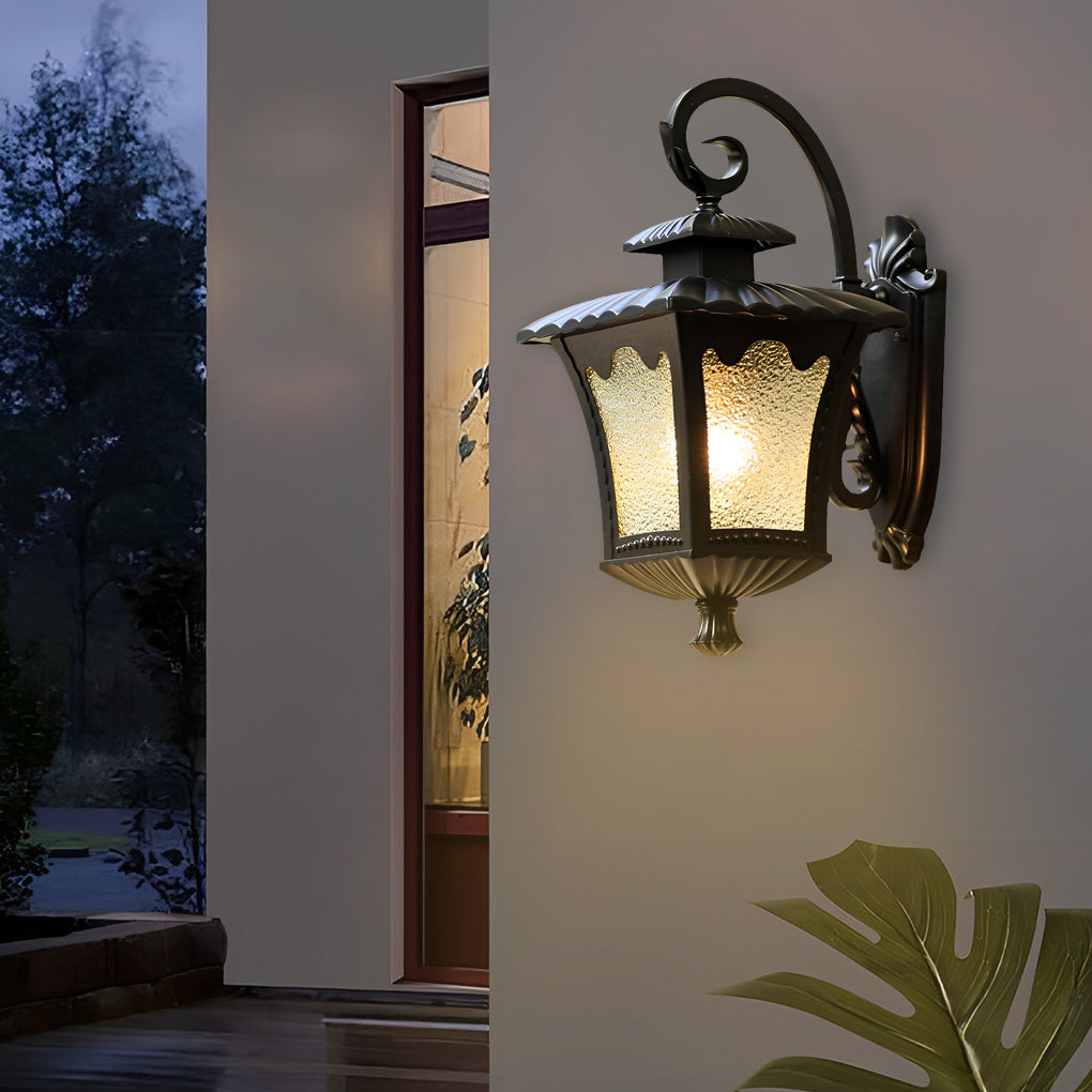 WINDSOR HARBOR VINTAGE GLASS WALL SCONCE WITH LED ILLUMINATION