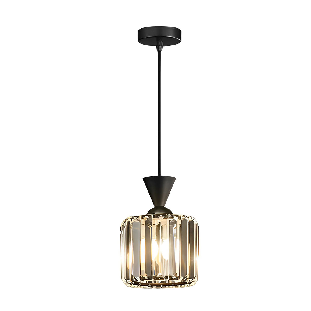 WINTHROP METAL CRYSTAL TRILOGY PENDANT LIGHT