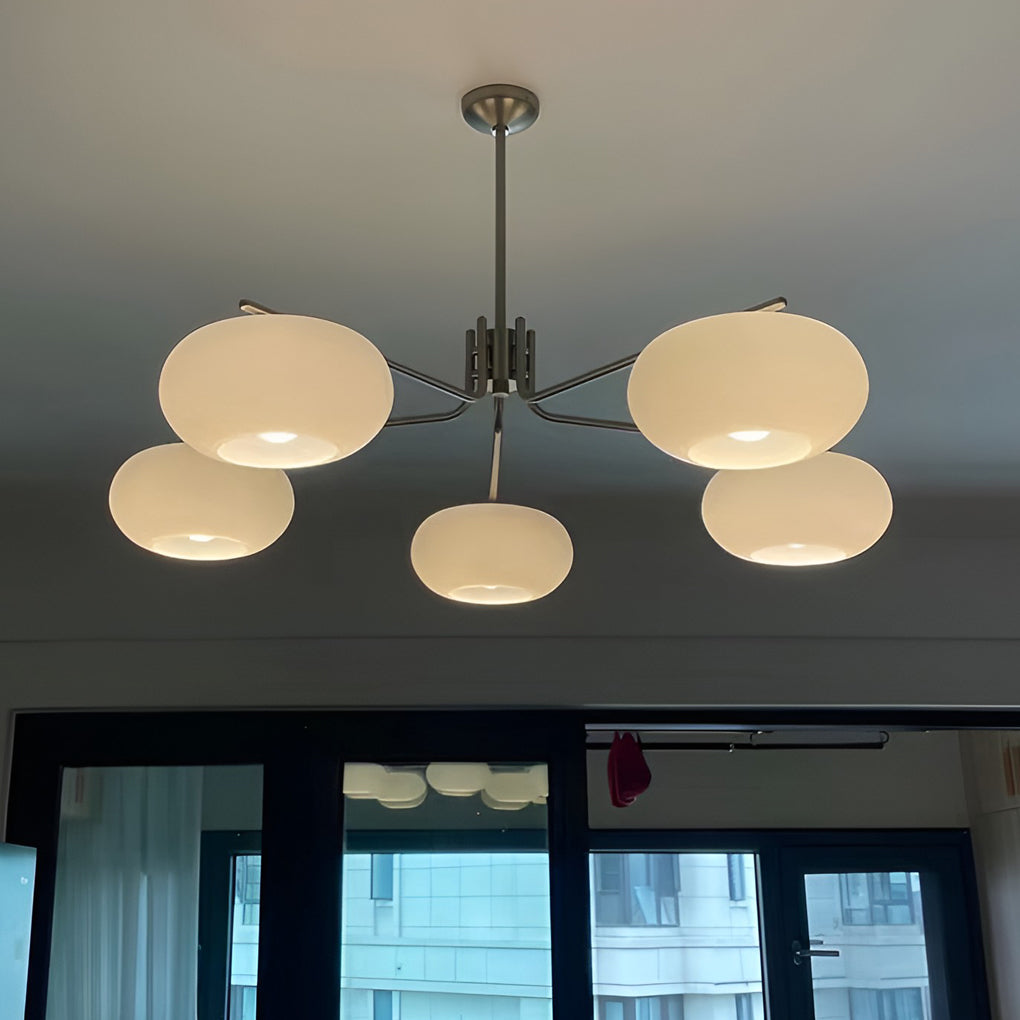 WHITBY GLASS TRIO DIMMER CHANDELIER