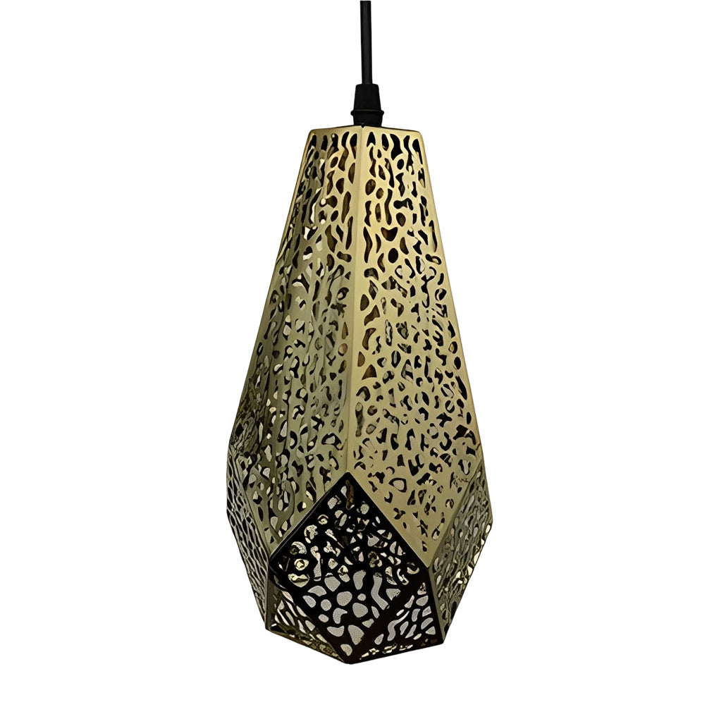 WINTHROP HOLLOW STEEL GOURD CHANDELIER