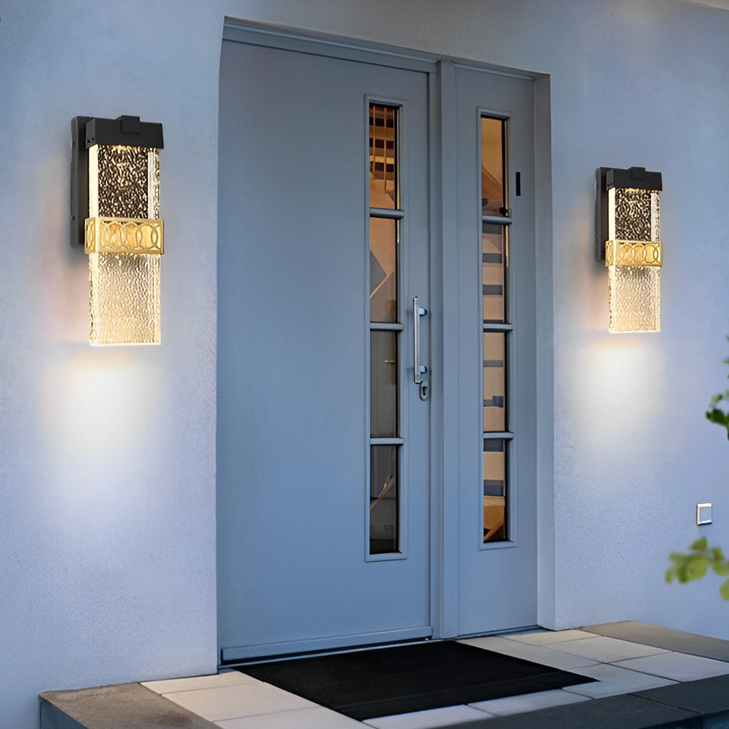 RAVENWOOD AQUA GLOW OUTDOOR WALL SCONCE