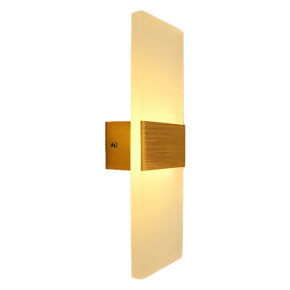 WINDSOR RECTANGULAR ACRYLIC 6W WALL SCONCE