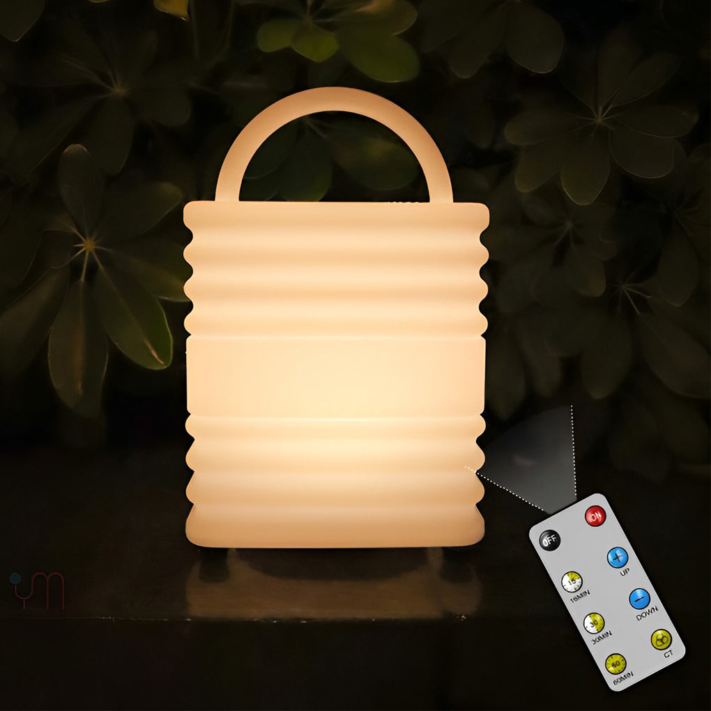 WINDSOR SQUARE OUTDOOR LANTERN WITH REMOTE CONTROL, WATER-RESISTANT LED LIGHTING