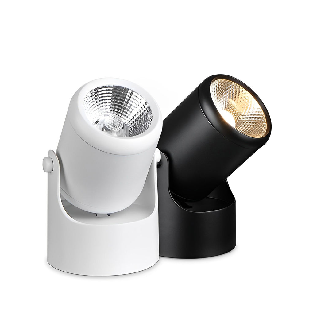 BRACKENDALE POLISHED ALUMINUM SPOTLIGHT WITH ADJUSTABLE FOCUS
