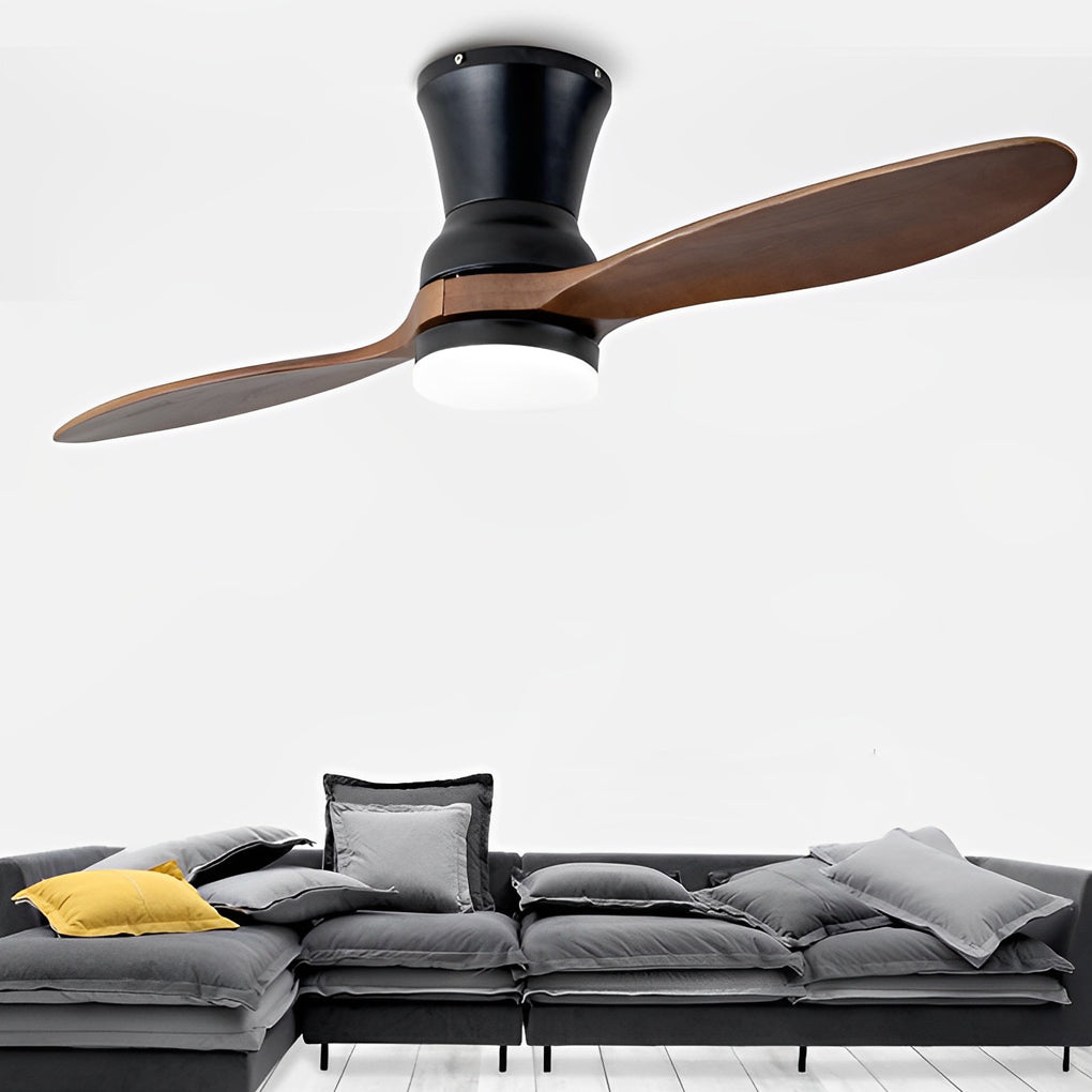 FENWICK 2-BLADE DIMMABLE LED CEILING FAN WITH REMOTE CONTROL