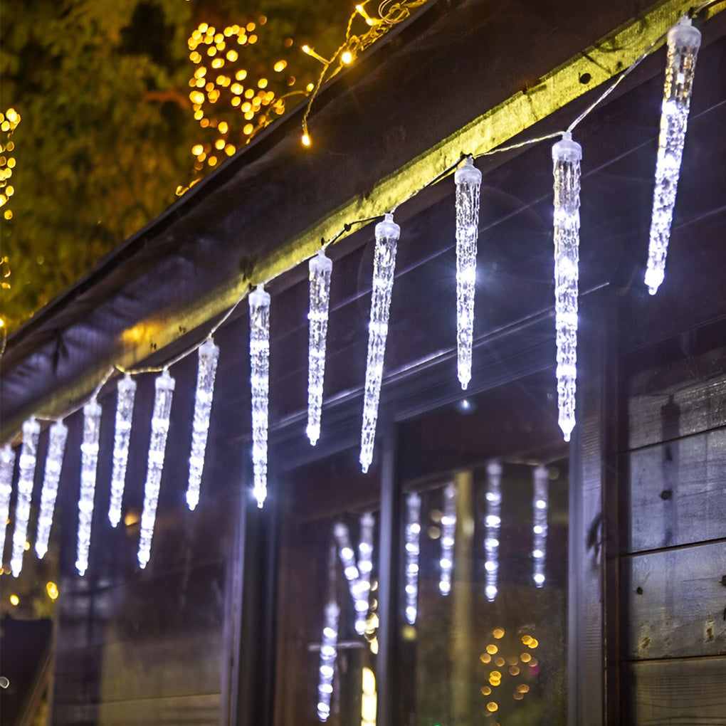 WINTERBOURNE RAINBOW ICICLE SOLAR LIGHTS STRAND
