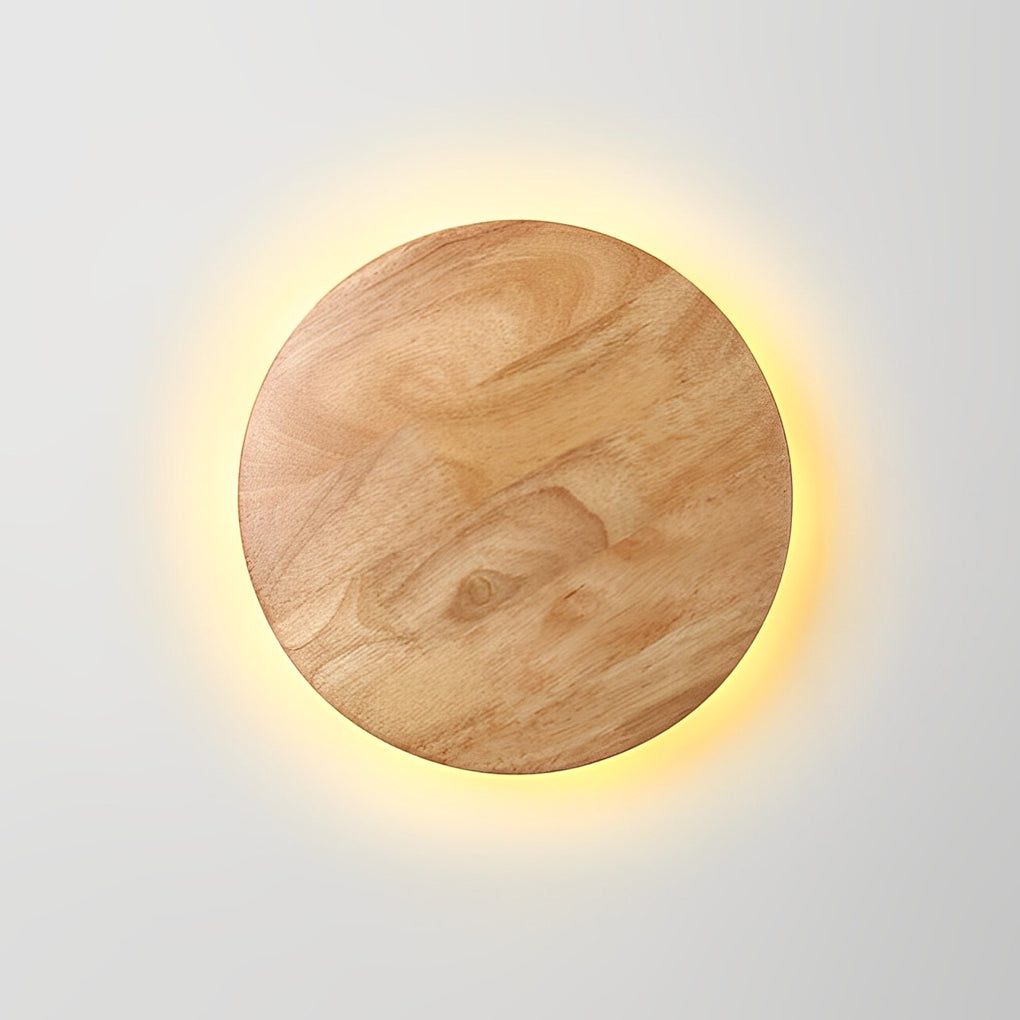 WINDSOR WOODEN OVAL LED WALL SCONCE