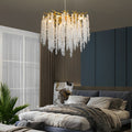 FENWICK CRYSTAL BRANCH CHANDELIER WITH TRIPLE DIMMING