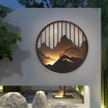 RAVENCLIFFE CIRCULAR OUTDOOR LED WALL LIGHTING WITH WATER-RESISTANT DESIGN