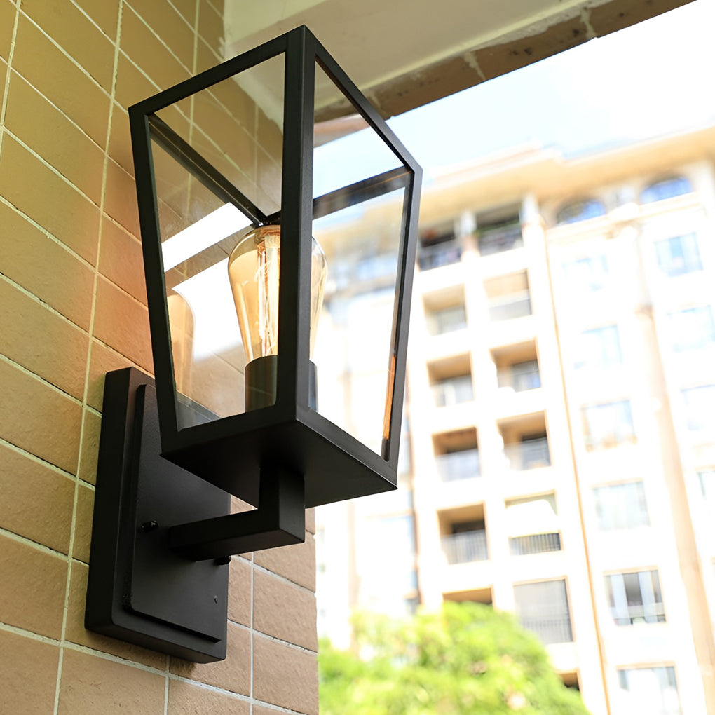 WINTHROP TRAPEZOIDAL WATER-RESISTANT LED OUTDOOR SCONCE LIGHT