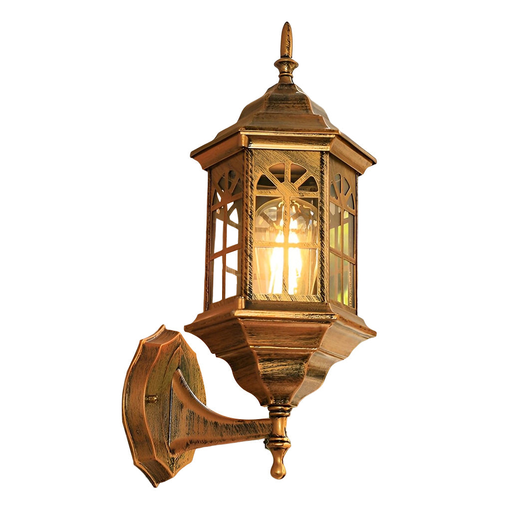 WINTERBOURNE AQUA-GLASS OUTDOOR WALL LANTERN