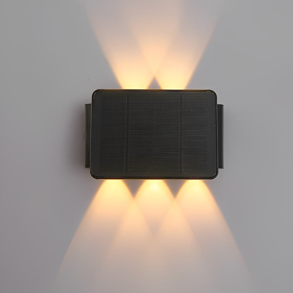 RIVERTON SOLAR-POWERED ILLUMINATION WALL SCONCE