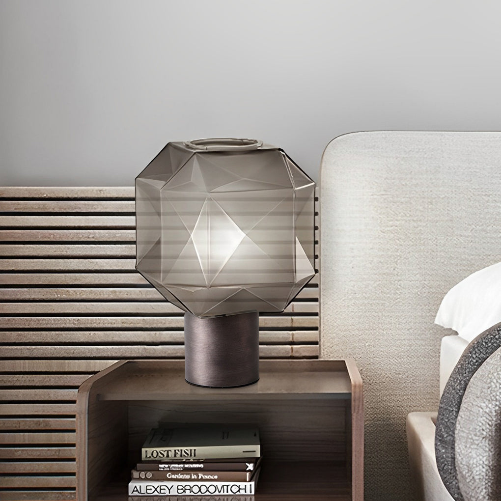 WINDSOR SMOKE ORB TABLE LANTERN