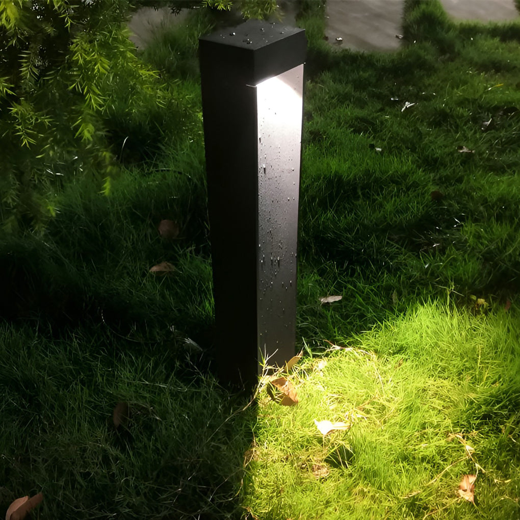 RAVENHURST 5W BLACK OUTDOOR GARDEN LANTERN WITH OPEN FRONT DESIGN AND ENERGY-SAVING TECHNOLOGY