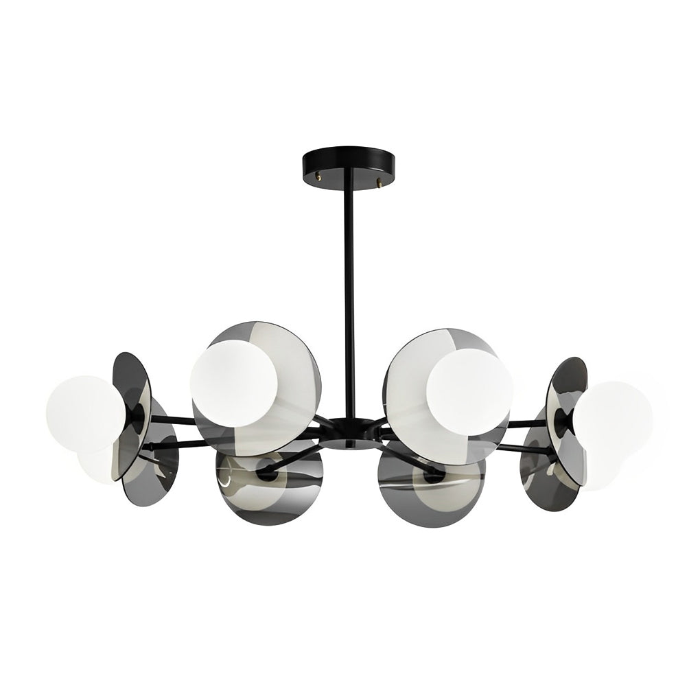 WINTERBOURNE COPPER AND GLASS ORB CHANDELIER