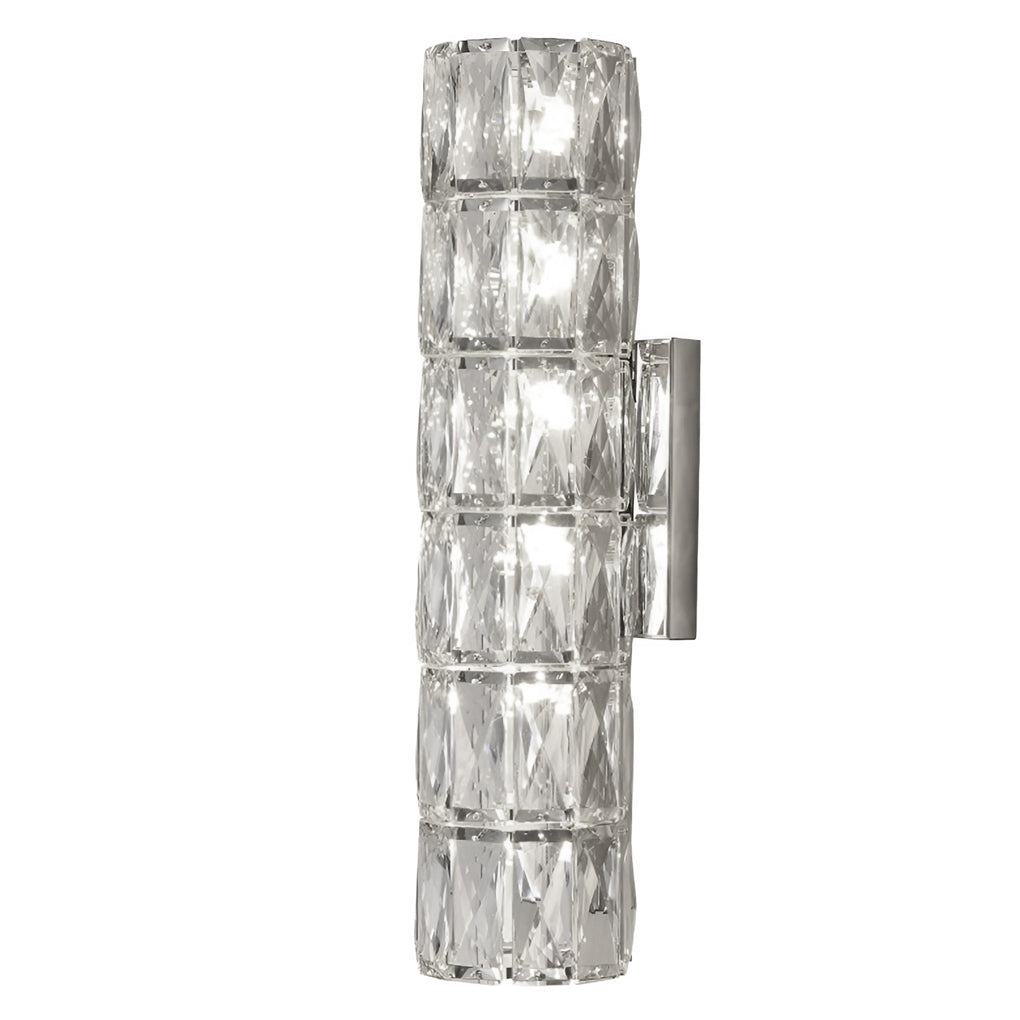 WINDSOR CRYSTAL CYLINDER WALL LANTERN WITH TRIPLE DIMMING FUNCTION