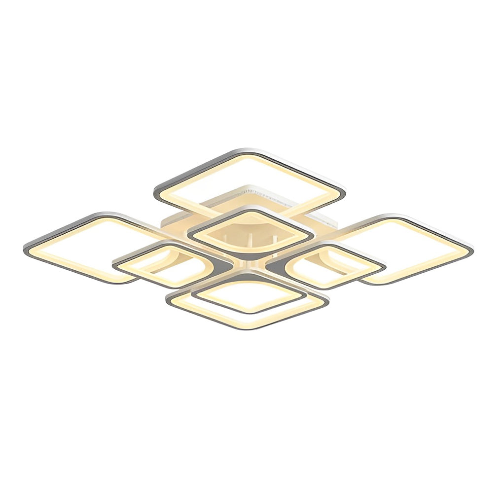 RAVENSHIRE MODERN SQUARE REMOTE DIMMING CEILING LUMINAIRE