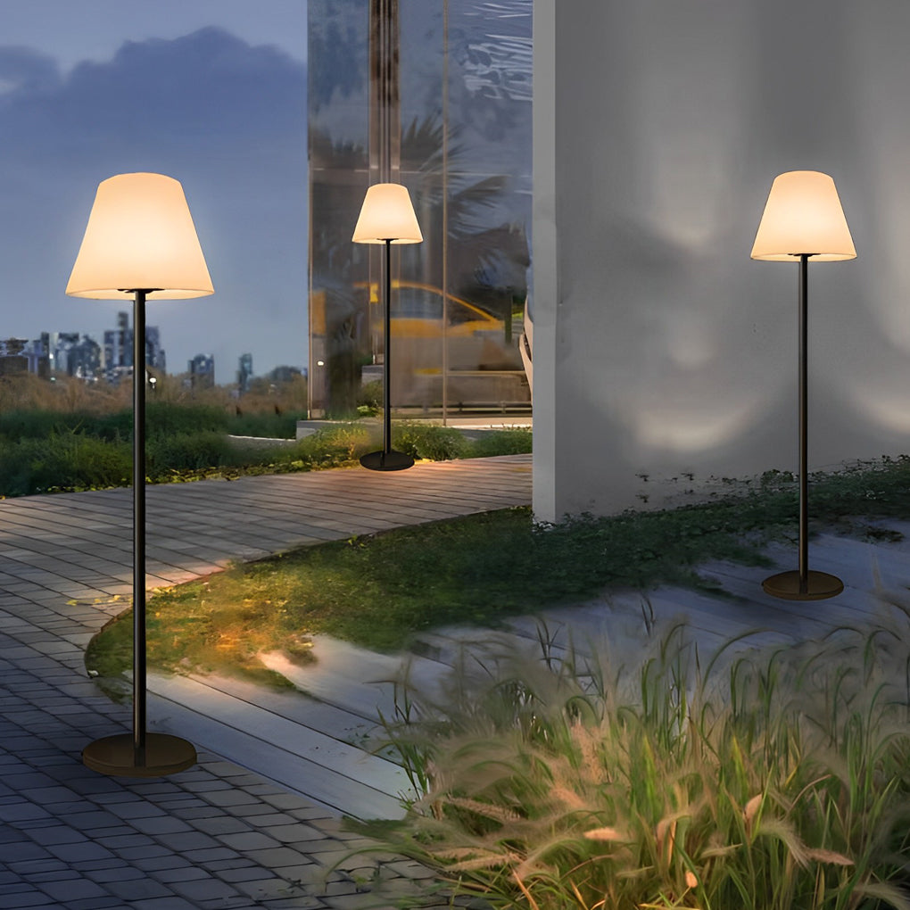 WINTHROP MODERN METAL LED FLOOR LAMP WITH SHADE
