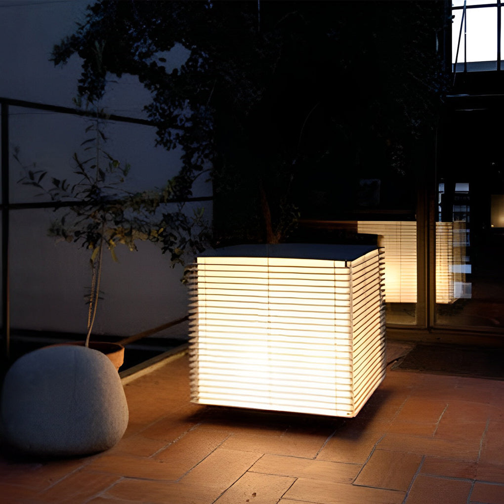 WINTERBOURNE SQUARE GRID OUTDOOR LANTERN WITH IP65 WATERPROOFING