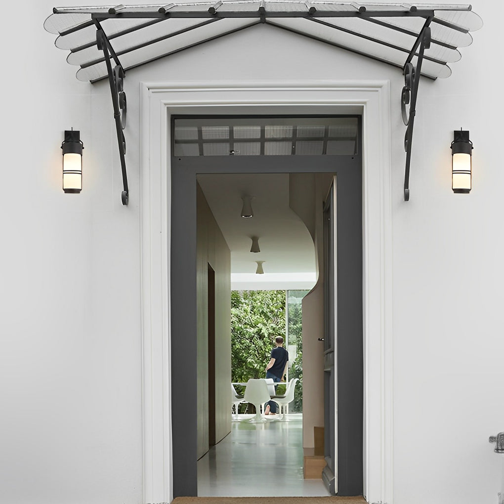 RAVENWOOD RUSTIC OUTDOOR BLACK WALL SCONCE