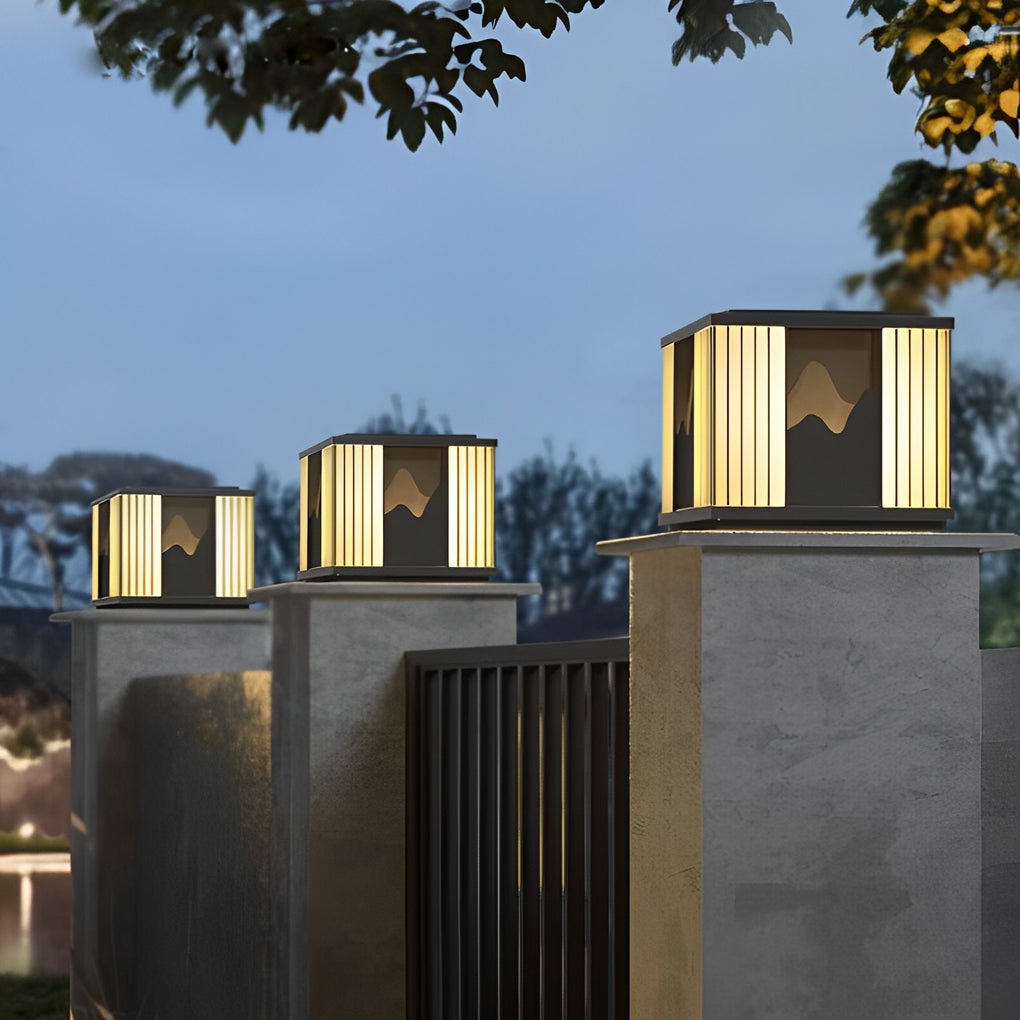 BLACKWATER MOUNTAINVIEW SOLAR LUMINAIRE POST CAP LIGHTS