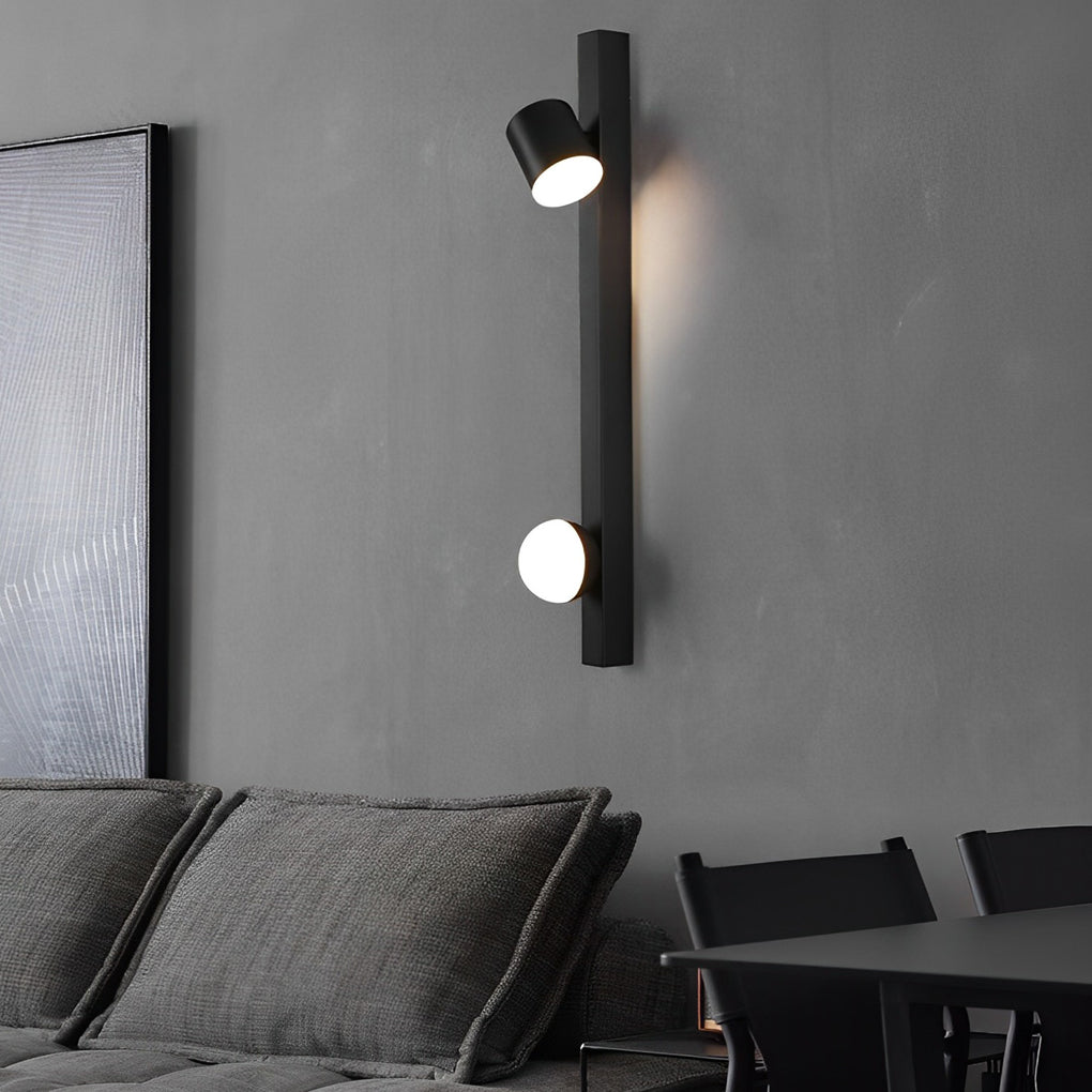 WINTHORPE MODERN METAL BLACK WALL LIGHTING