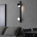 WINTHORPE MODERN METAL BLACK WALL LIGHTING