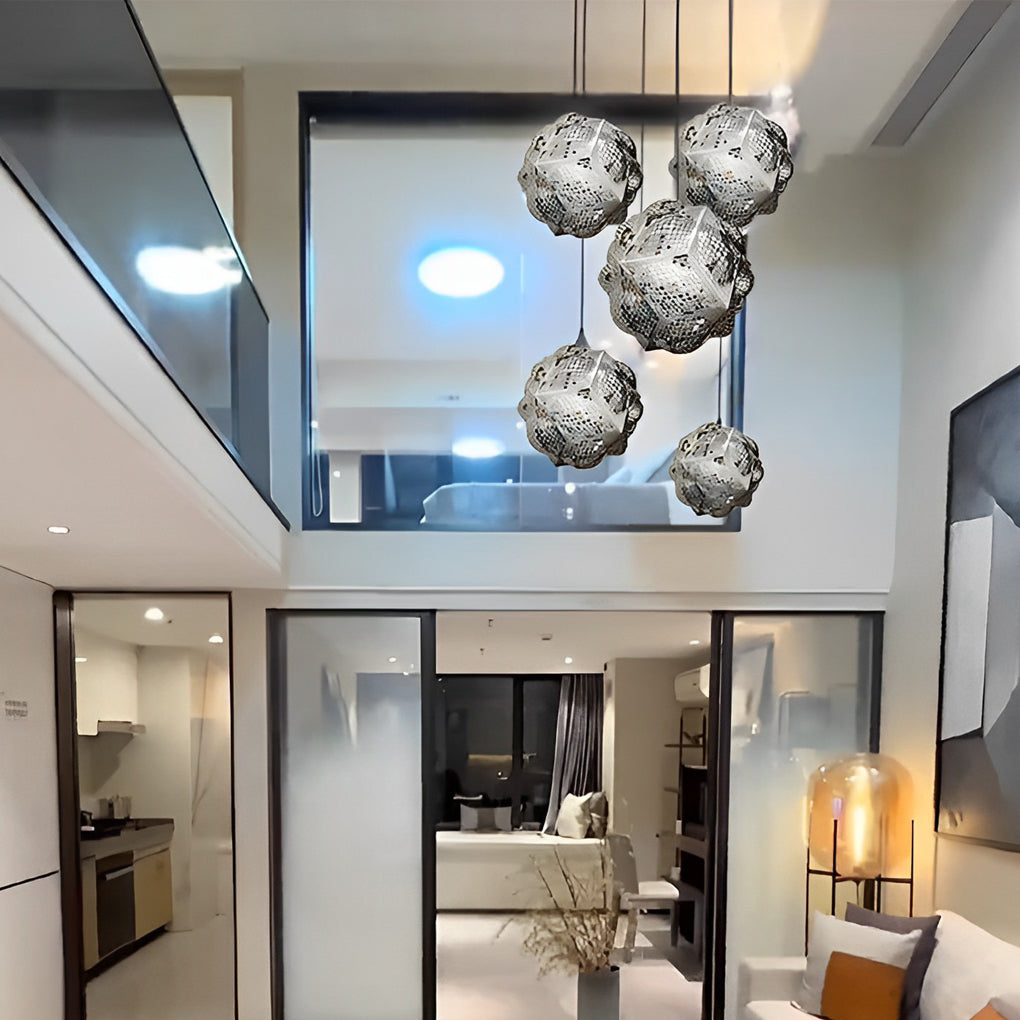 WINTHORPE SCULPTURAL METAL PENDANT LIGHT