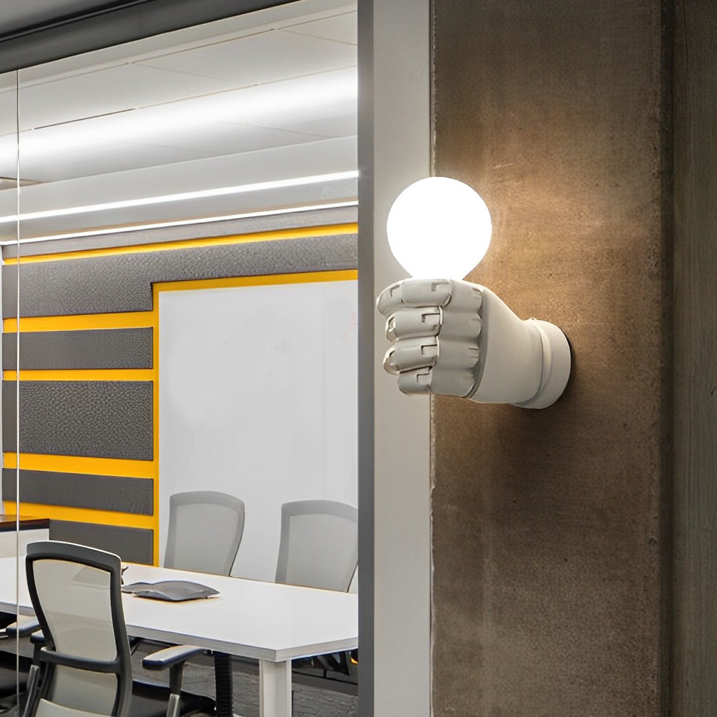 FENWICK RESIN HANDCASTED INDUSTRIAL WALL SCONCE