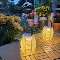 WINDSOR RATTAN SOLAR FLOOR LANTERN - WATER-RESISTANT LED OUTDOOR ILLUMINATION