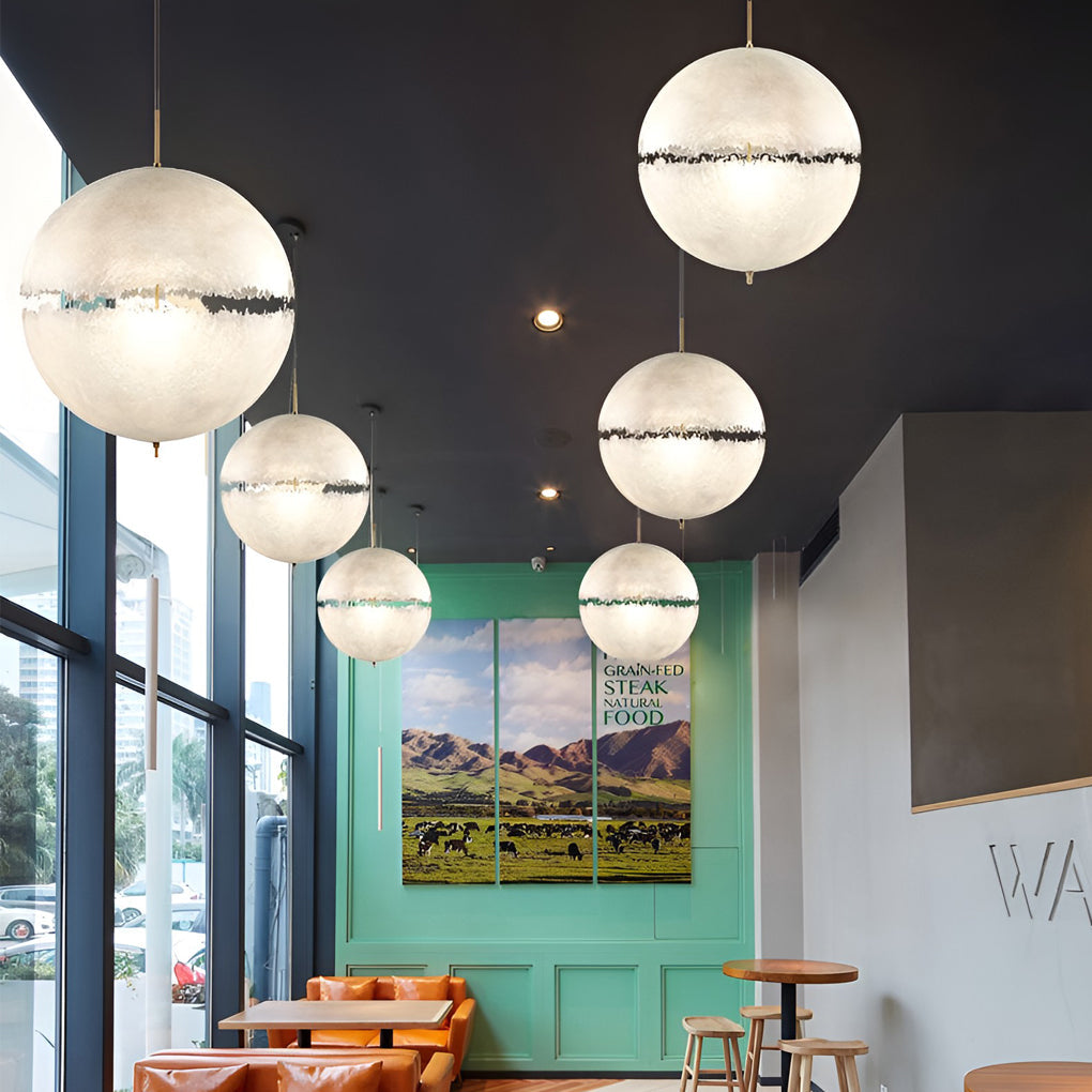 ASTRAL LUNA WHITE LED PENDANT CHANDELIER