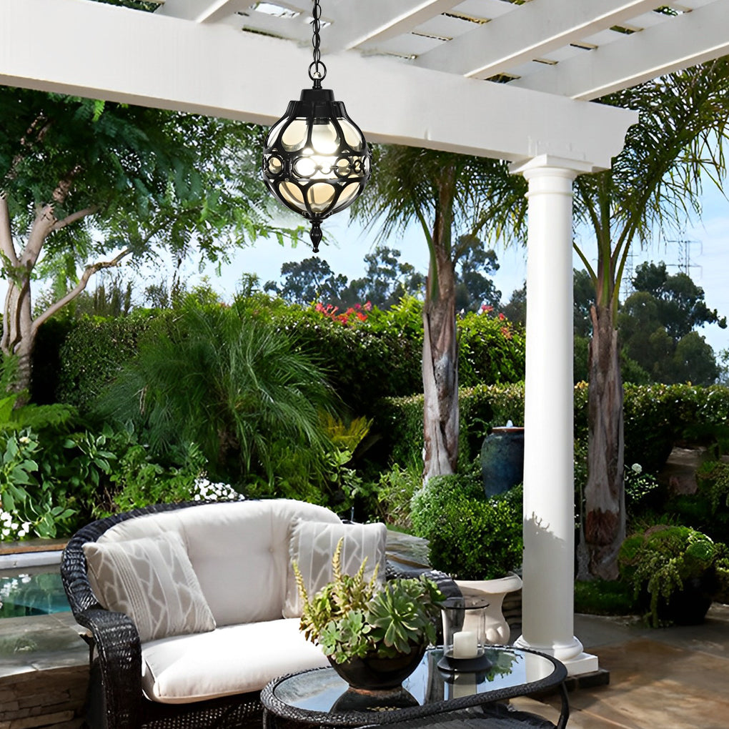 WHITLEY AQUA SPHERE OUTDOOR LIGHTING FIXTURE