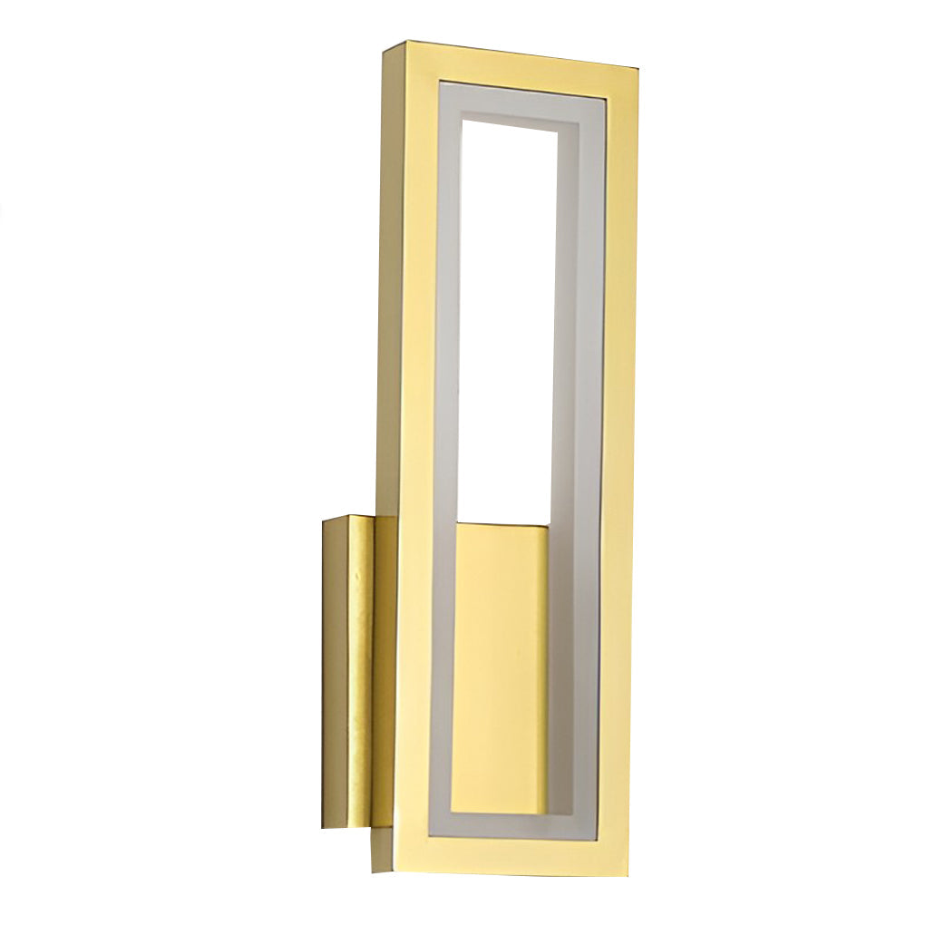 WINTHROP RECTANGULAR LED WALL SCONCE, MODERN ILLUMINATION FIXTURE