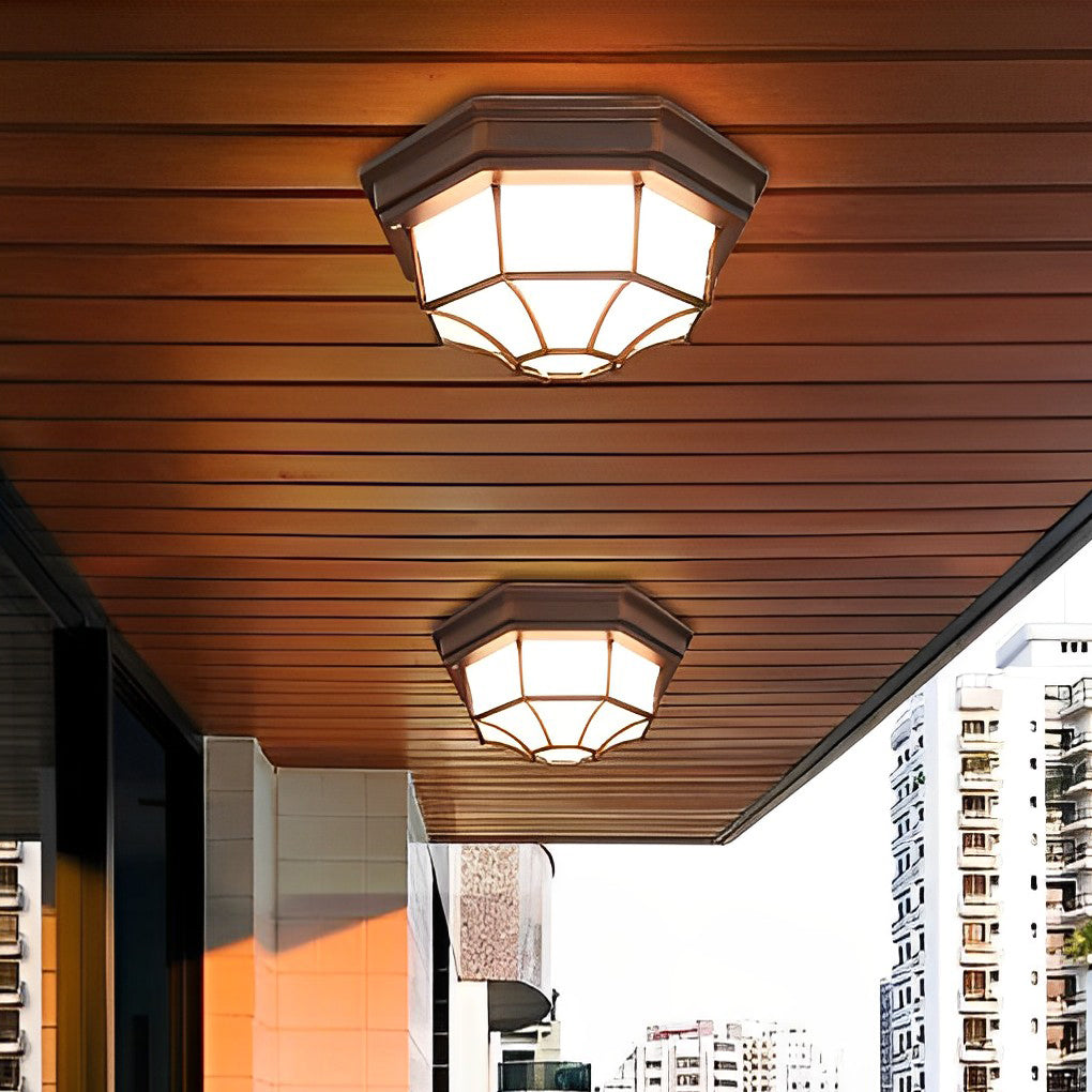 WINTERBOURNE OUTDOOR ALUMINUM LED CEILING LANTERN