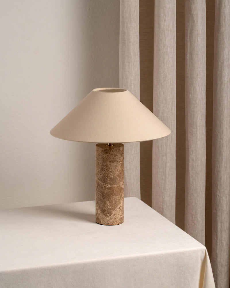 VANDERBILT CERAMIC ILLUMINATED COLUMN LAMP